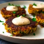 Crispy Kartoffelpuffer – Perfectly Fried Potato Tahini Patties