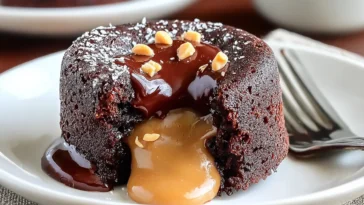 Decadent Mini Chocolate Peanut Butter Lava Cakes - Irresistible Treats
