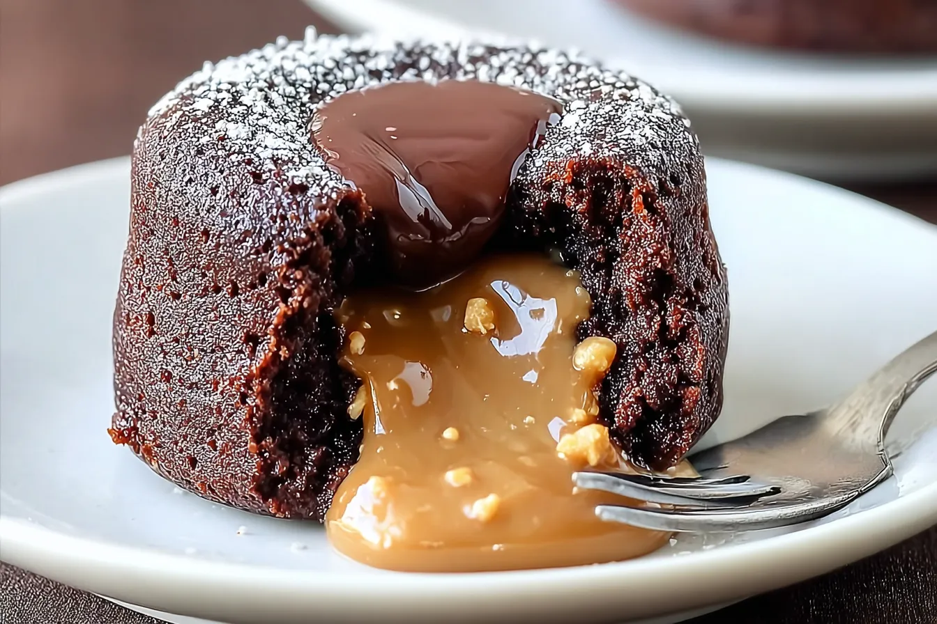 Decadent Mini Chocolate Peanut Butter Lava Cakes You’ll Love
