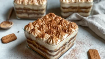 Easy Biscoff Tiramisu Finished Dish