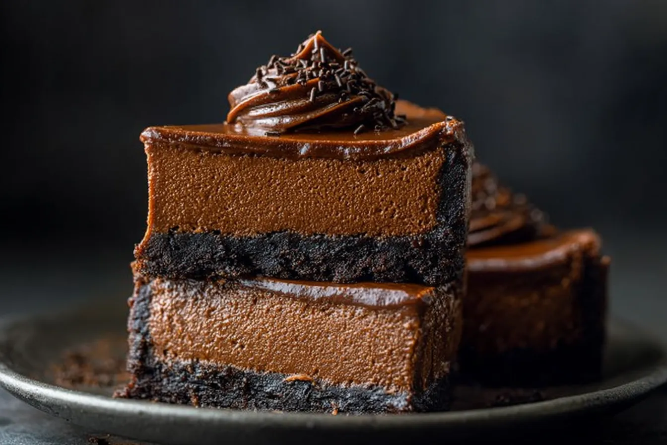 Easy Chocolate Cheesecake Bars