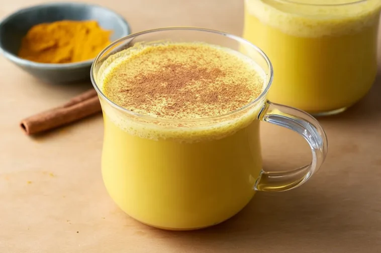 Golden Milk Turmeric Latte in a Cozy Mug