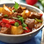 Delicious Homemade Goulash Ready to Serve