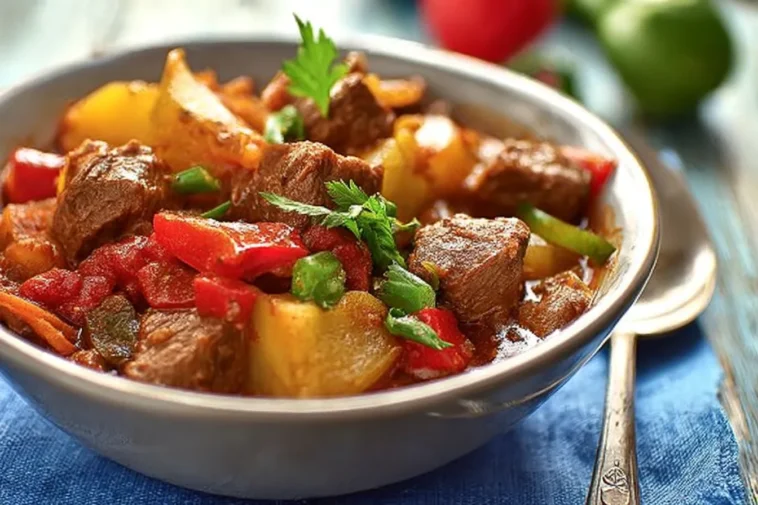 Delicious Homemade Goulash Ready to Serve