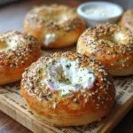 Delicious Greek Yogurt Bagels with Greek Yogurt Sauce