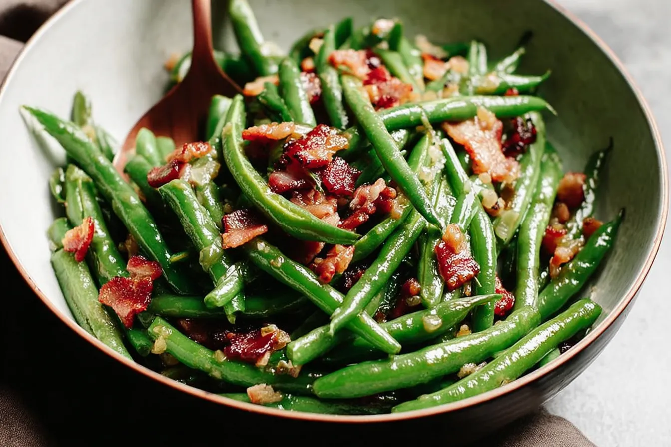 Green Beans with Bacon and Garlic: A Mouthwatering Side Dish