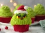 Colorful Grinch Cupcakes for the Holidays