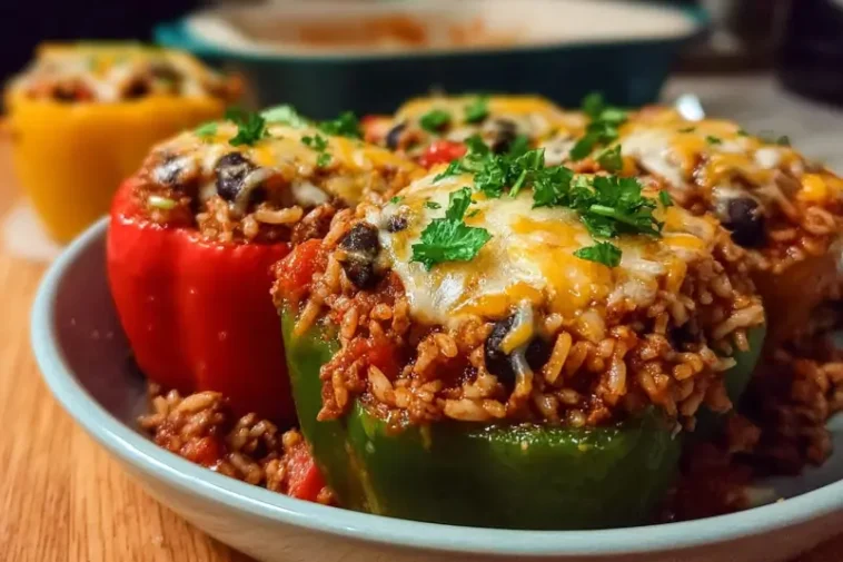 High Protein Unstuffed Peppers Ready to Serve