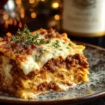 Holiday Christmas Lasagna Recipe - Deliciously Festive Layered Dish