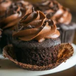 Delicious Homemade Moist Chocolate Cupcakes Ready to Serve