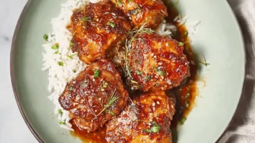 Honey Garlic Chicken Thighs Recipe