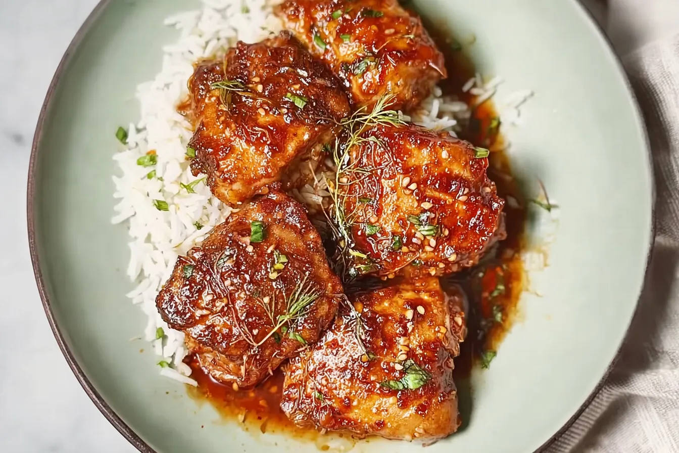 Honey Garlic Chicken Thighs: Sweet & Savory Delight 3 Honey Garlic Chicken Thighs Recipe