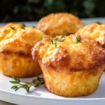 Irresistible Keto Cheddar Cheese Muffins Fresh Out of the Oven