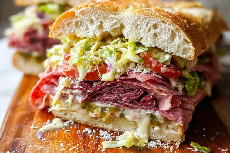 Italian Grinder Salad Sandwich Ready to Serve