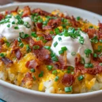 Delicious Loaded Baked Potato Casserole Ready to Serve