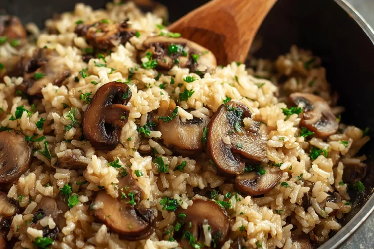 Mouthwatering Mushroom Rice Ready to Serve
