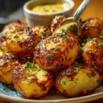 Crispy Mustard Potato Poppers Recipe