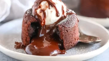 Decadent Chocolate Molten Lava Cakes Ready to Serve!