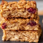 Yummy Oatmeal Breakfast Bars Freshly Baked