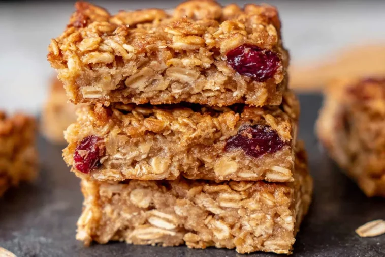 Yummy Oatmeal Breakfast Bars Freshly Baked