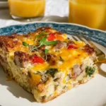 Delicious Overnight Breakfast Casserole Ready to Serve