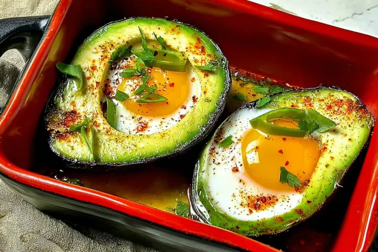 Paleo Baked Eggs in Avocado - Nutritious Breakfast Delight