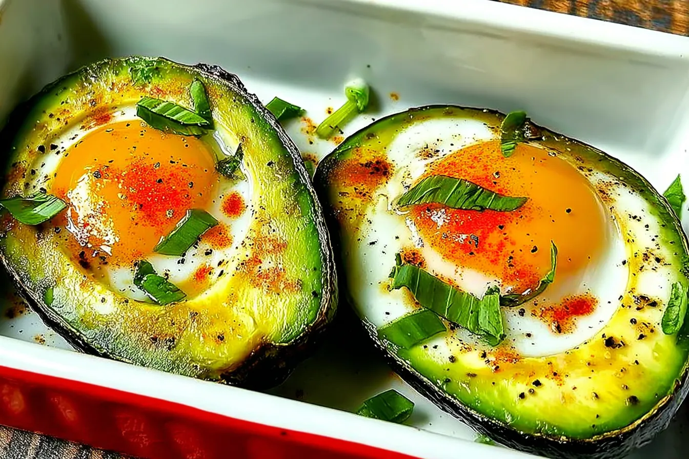 Paleo Baked Eggs in Avocado