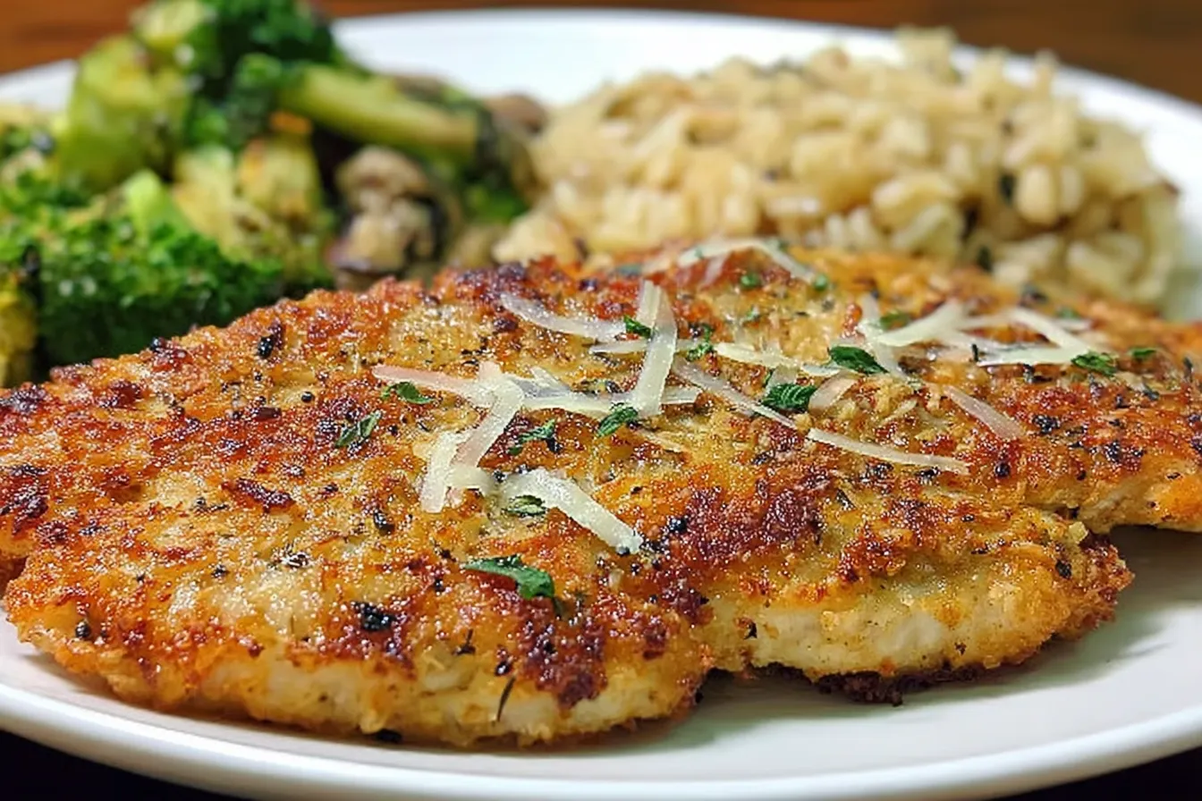 Parmesan Crusted Tilapia Fillets