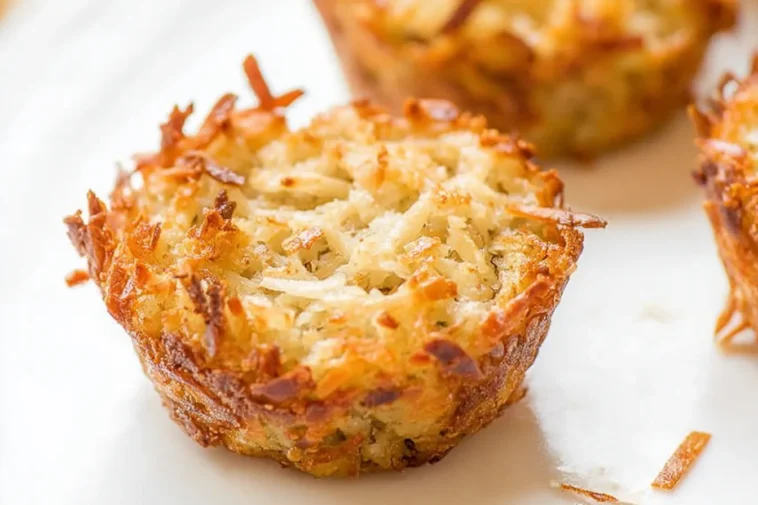 Crispy and Cheesy Parmesan Hash Brown Cups