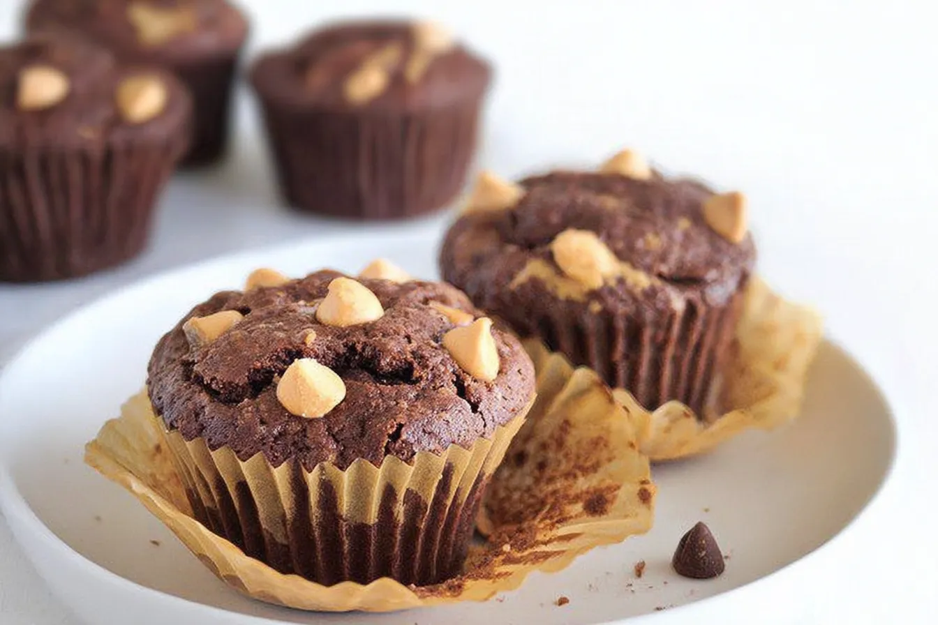 Peanut Butter Chip Brownie Cupcakes: A Delightful Treat 3 Peanut Butter Chip Brownie Cupcakes Ready to Enjoy