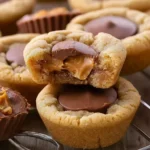 Delicious Peanut Butter Cup Cookies Freshly Baked
