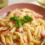 Penne al Salmone with Fresh Salmon - Delicious Italian Dish