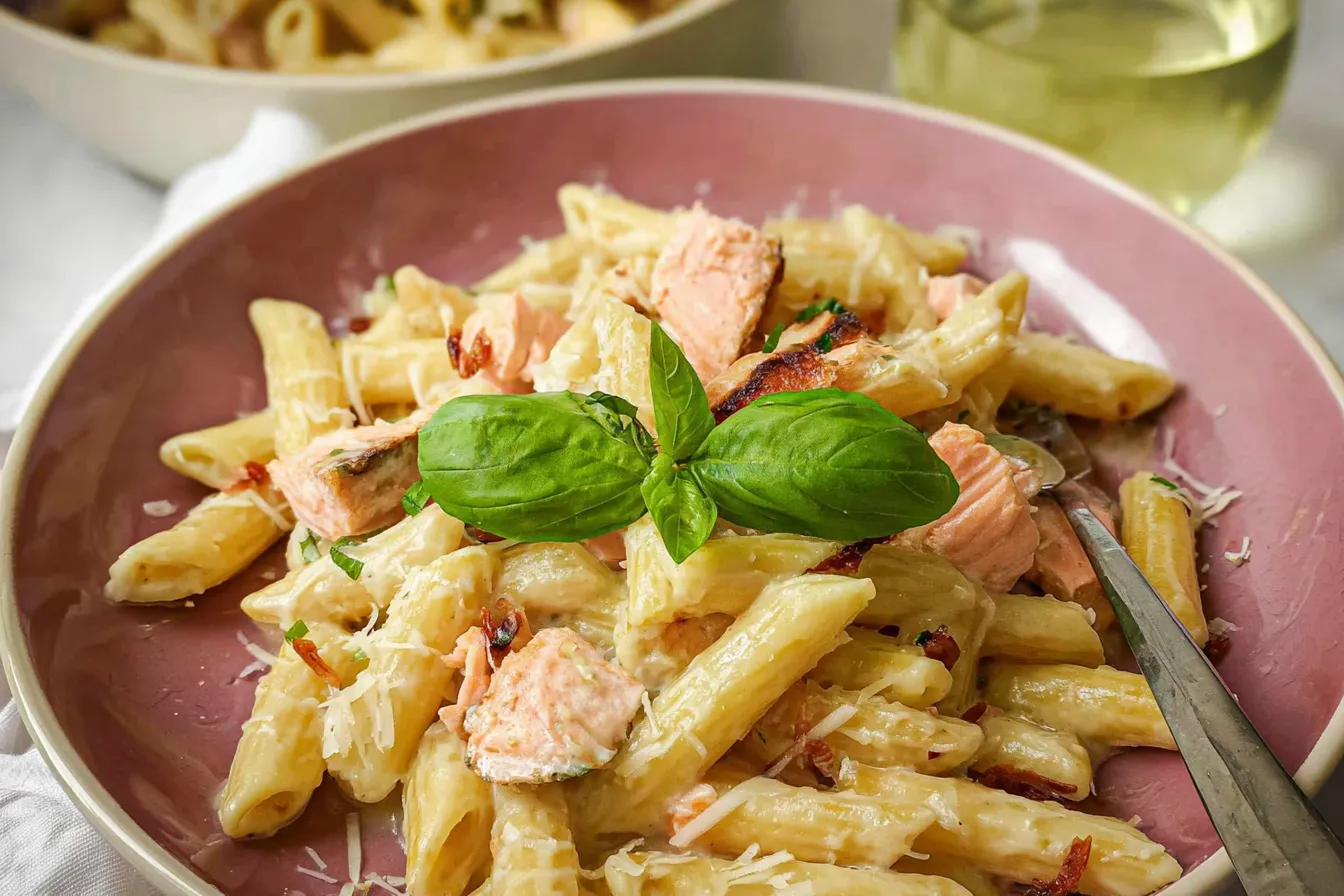 Penne al Salmone (with Fresh Salmon)