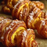 Pumpkin Puff Pastry Twists Freshly Baked
