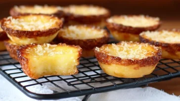 Delicious Queijadas (Portuguese Custard Cupcakes)