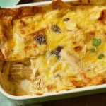 Quick and Easy Green Chile Chicken Enchilada Casserole