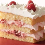 Raspberry-Cream Layer Cake with Fresh Berries