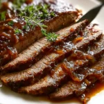 Savory Slow Cooker Brisket - Cozy Dinner