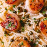 Delicious Scallop Spaghetti in White Wine Sauce
