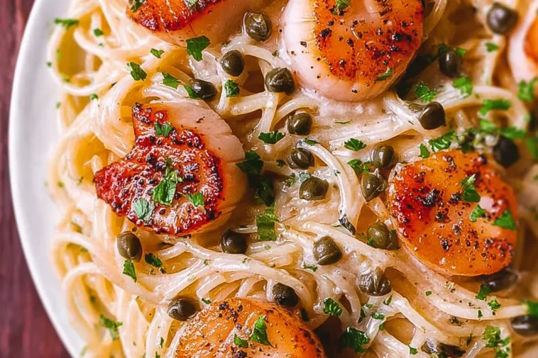 Delicious Scallop Spaghetti in White Wine Sauce