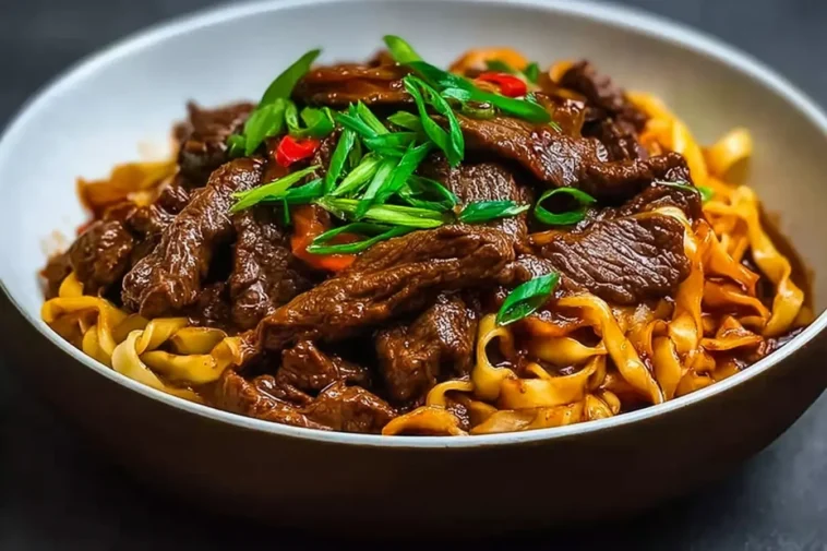 Slow Cooker Korean Beef Noodles – Comfort Dish