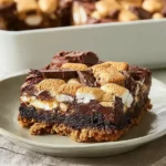 Decadent S'mores Brownies Ready to Indulge In