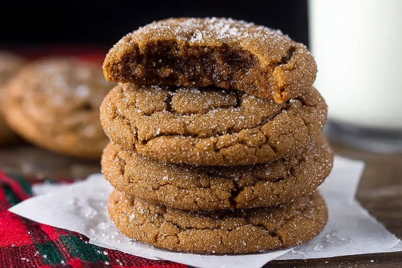 Soft & Chewy Ginger Molasses Cookies