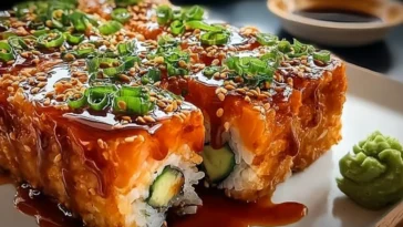 Spicy Salmon Sushi Bake – Delicious and Flavorful Casserole