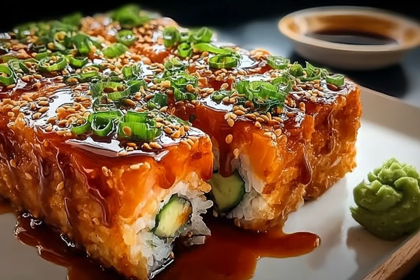 Spicy Salmon Sushi Bake: An Amazing Ultimate Recipe to Enjoy 3 Spicy Salmon Sushi Bake – Delicious and Flavorful Casserole