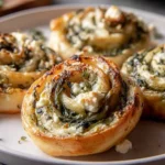 Delicious Spinach Artichoke Swirls Ready for Serving