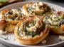 Delicious Spinach Artichoke Swirls Ready for Serving