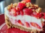 Strawberry Crunch Cheesecake Slices