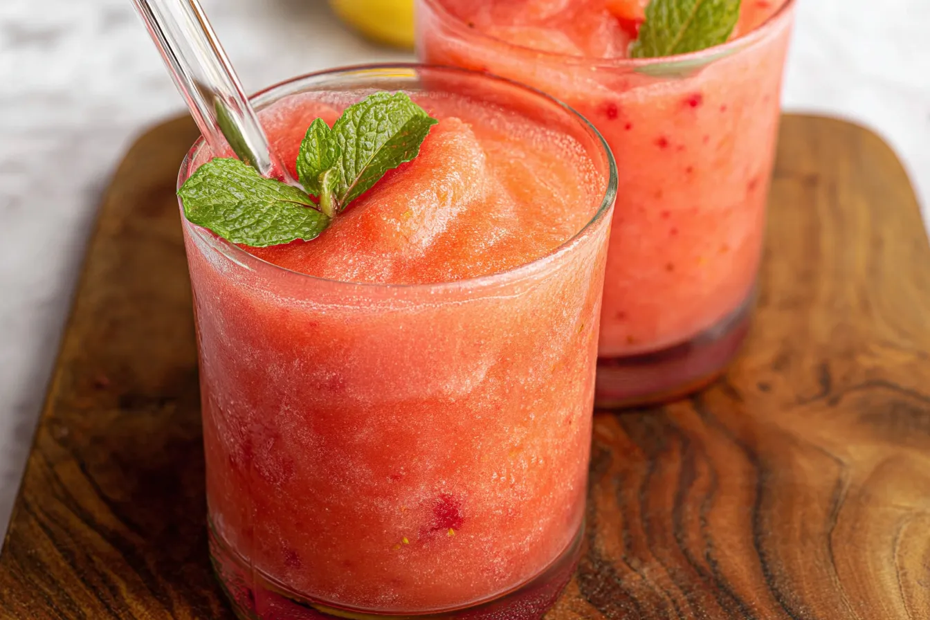 Strawberry Lemonade Slushie