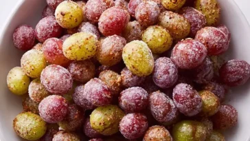 Sweet and Salty Frozen Grapes - Delicious Summer Snack